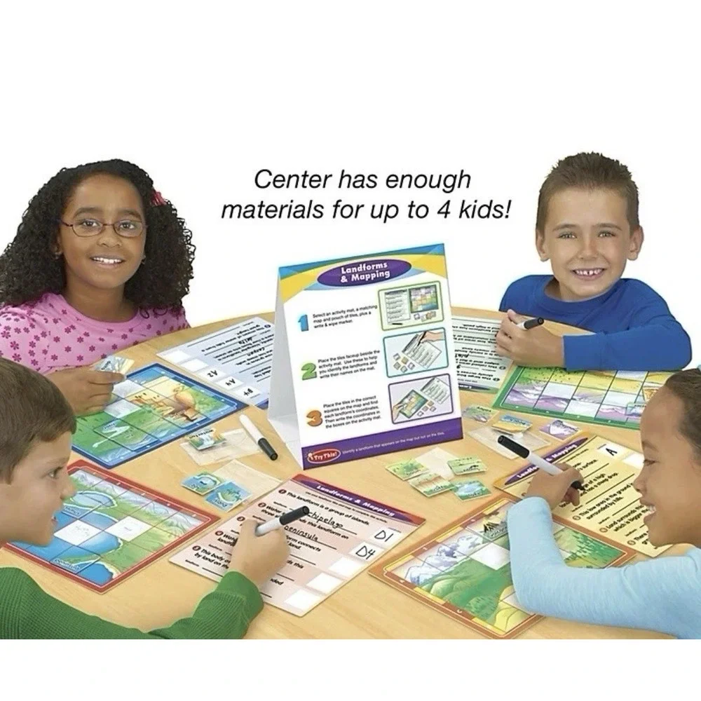 Lakeshore Social‎ Studies Instant Learning Center Landforms & Mapping Grades 2-3